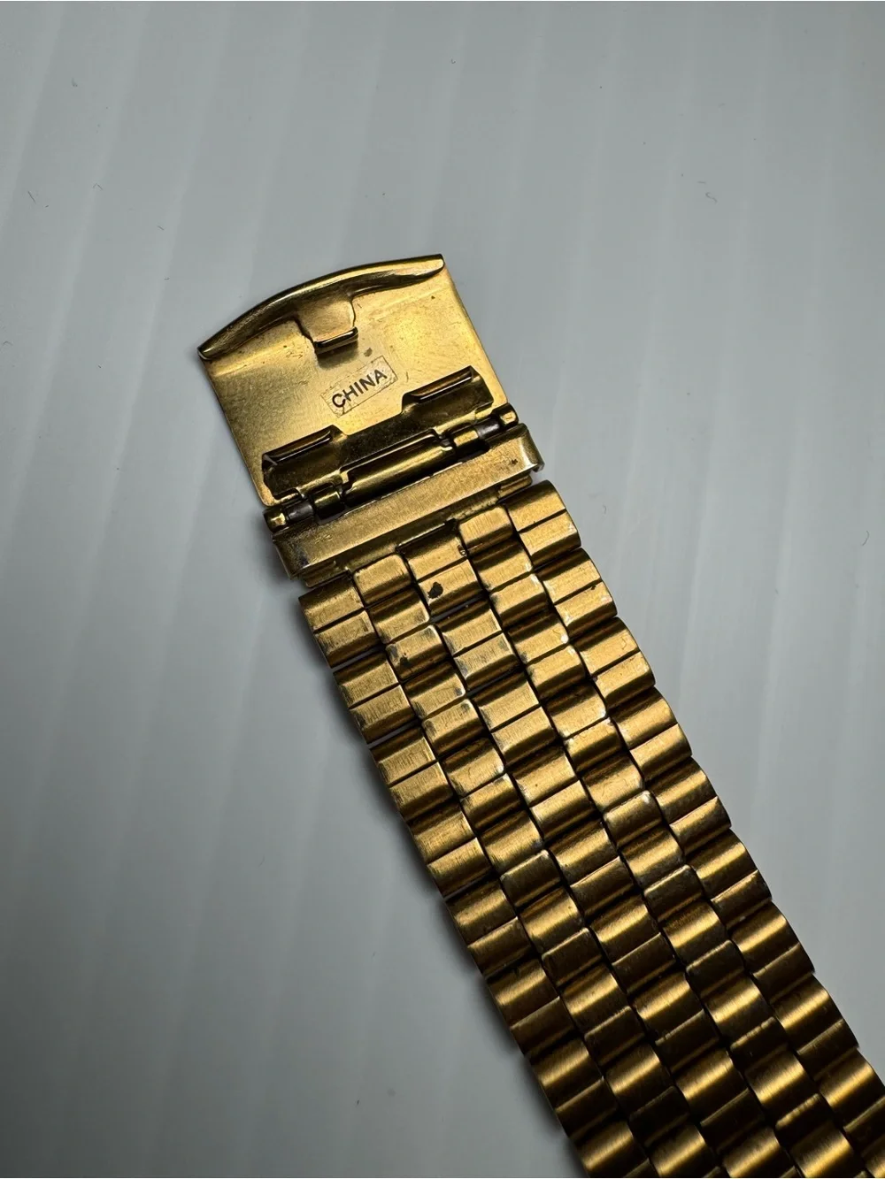 Nixon Time Teller Gold/Oxblood/Sunray Bracelet Watch - new battery & operational